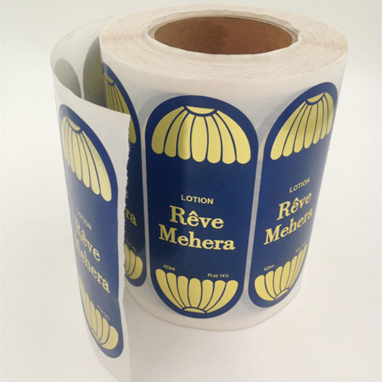 Pantone-Farbwasserdichtes Vinylaufkleber-Papier für kosmetische Flasche