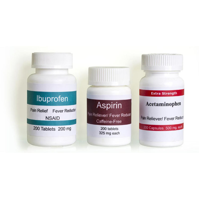 Wasserdichte Pantone-Farbmedikations-Warnschilder, Aspirin-Warnschild