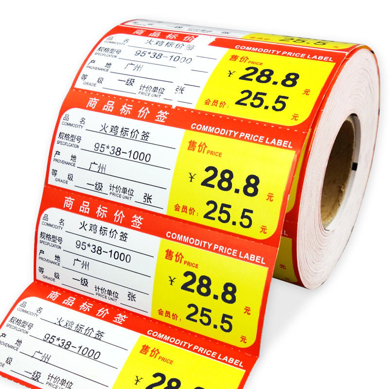 Flexographische CMYK-Supermarkt-Regal-Aufkleber-Regal-Umbauten für Gemischtwarenladen