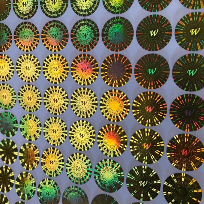 Besetzer-Beweisc$anti-fälschung 3D kundenspezifischer transparenter Hologramm-Aufkleber